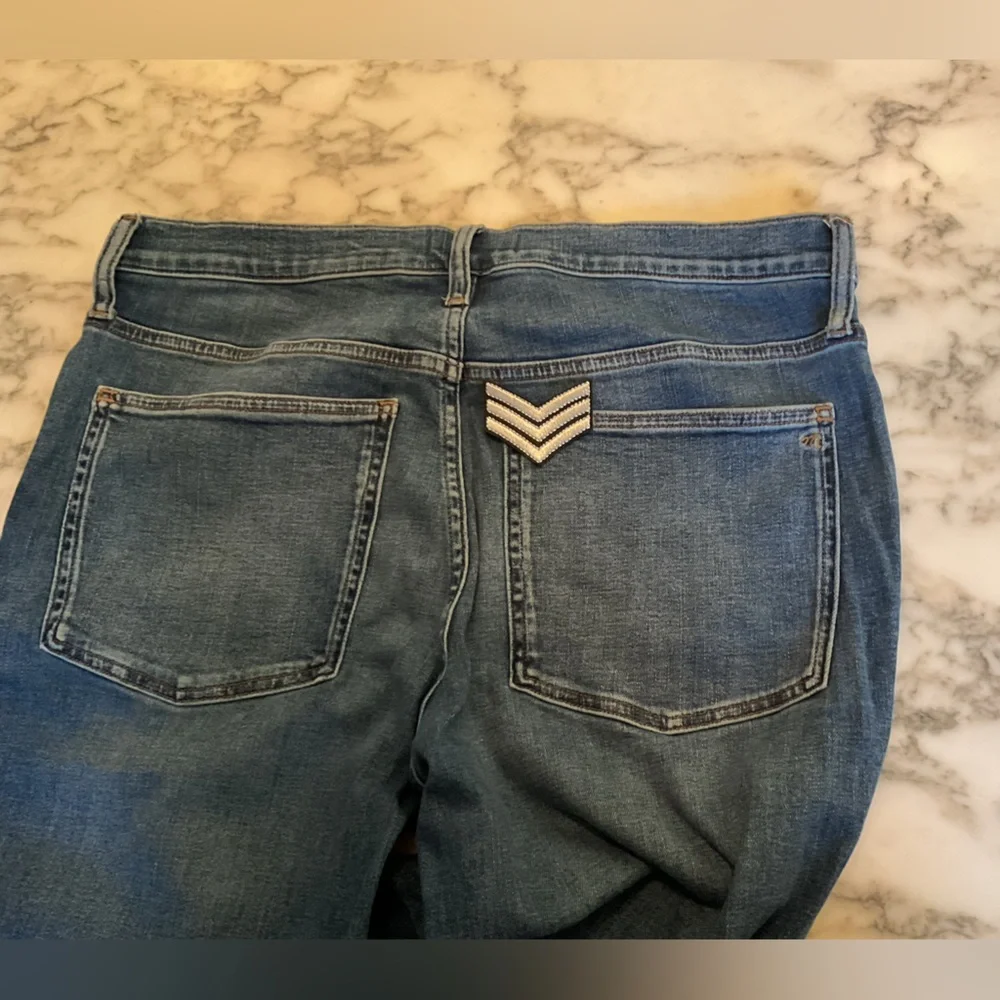 EUC Madewell Kick Out Full Length Jean Sz 31 tear near pocket sew or patch incl - Picture 13 of 14